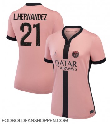Paris Saint-Germain Lucas Hernandez #21 Tredjetrøje Dame 2024-25 Kortærmet